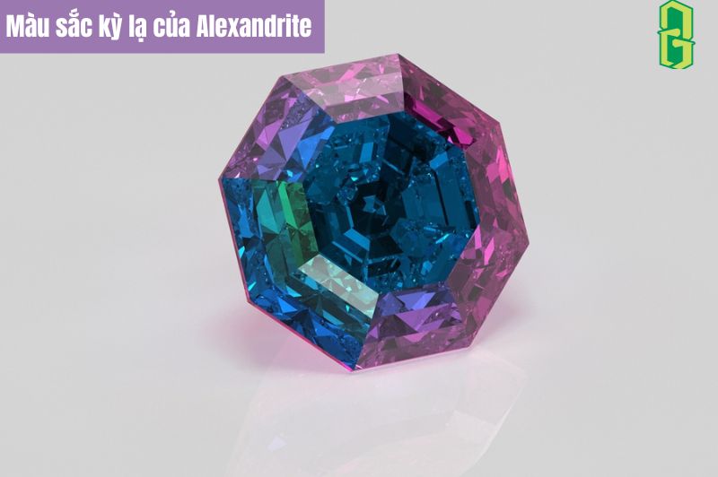 Màu sắc kỳ lạ của Alexandrite